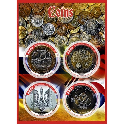 Монеты на марках